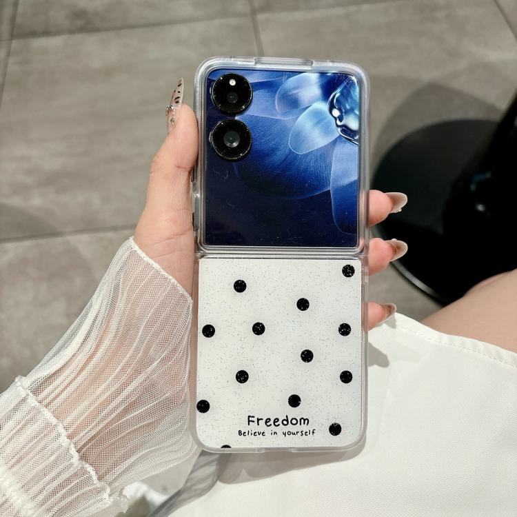 For Xiaomi Mix Flip Glitter Powder Dots Pattern Phone Case