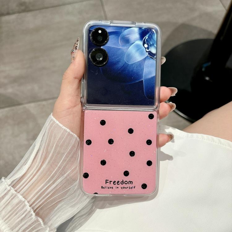 For Xiaomi Mix Flip Glitter Powder Dots Pattern Phone Case