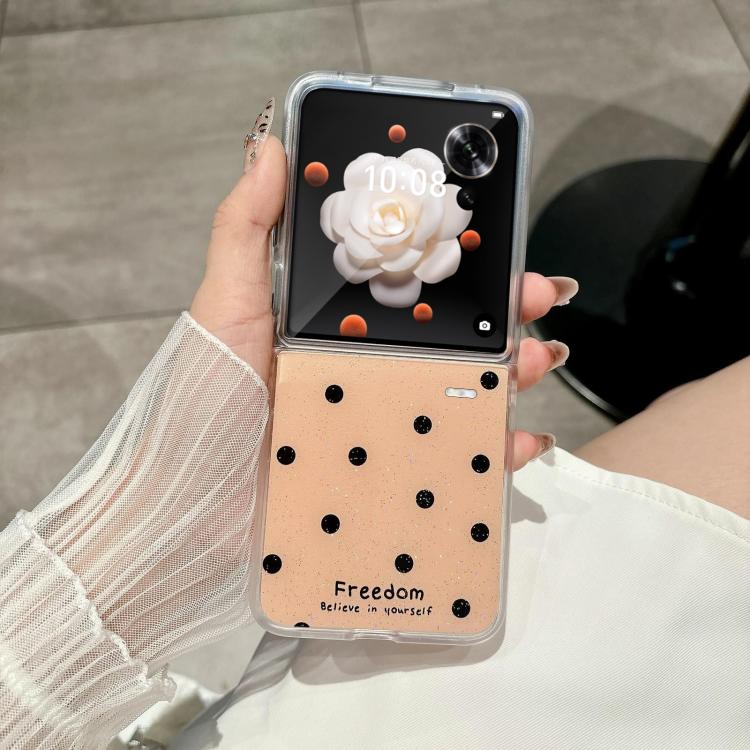 For Honor Magic V Flip Glitter Powder Dots Pattern Phone Case