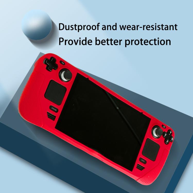 For Steam Deck Game Console Silicone One-piece Protective Case