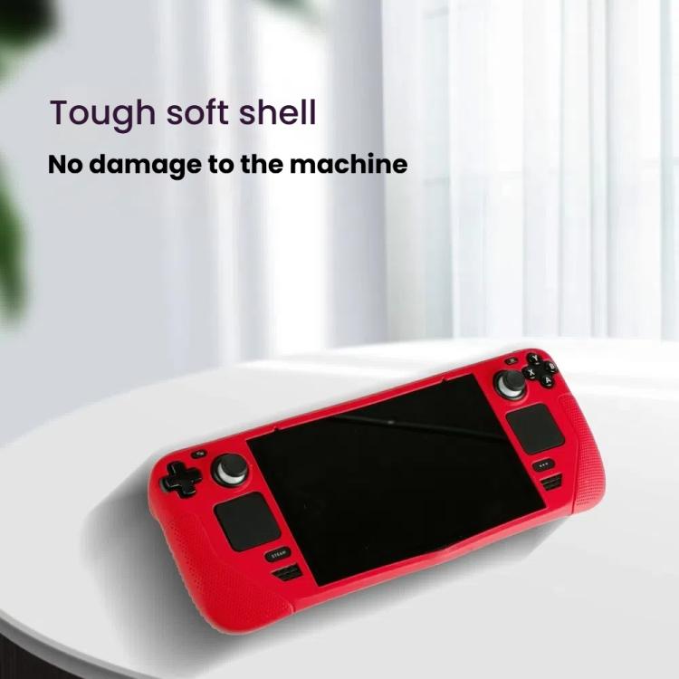For Steam Deck Game Console Silicone One-piece Protective Case