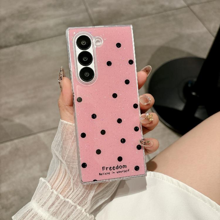 For Samsung Galaxy Z Fold6 Glitter Powder Dots Pattern Phone Case