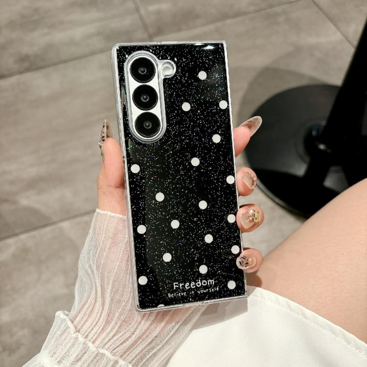 For Samsung Galaxy Z Fold5 Glitter Powder Dots Pattern Phone Case