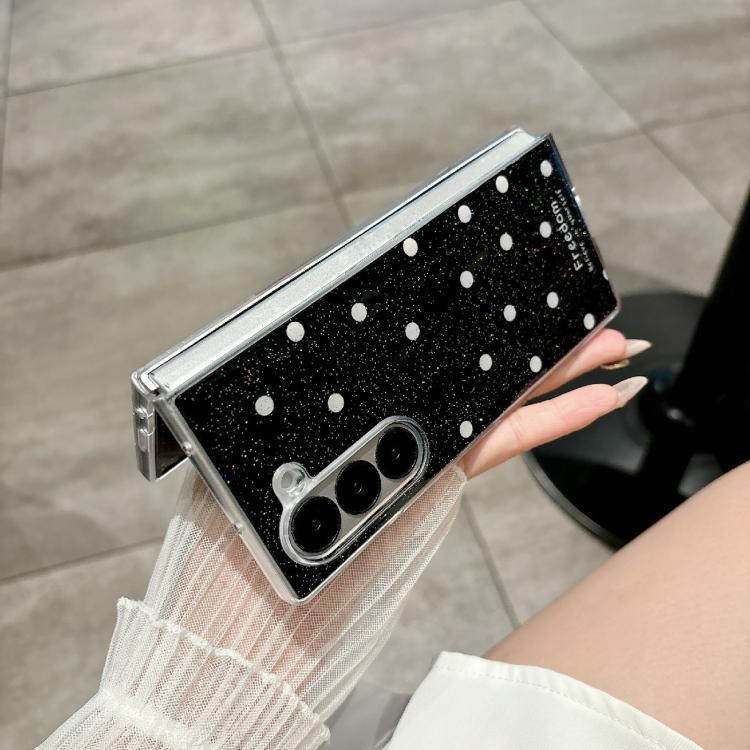 For Samsung Galaxy Z Fold5 Glitter Powder Dots Pattern Phone Case