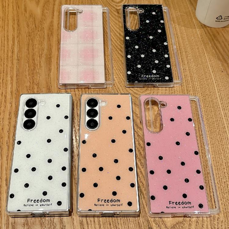 For Samsung Galaxy Z Fold5 Glitter Powder Dots Pattern Phone Case