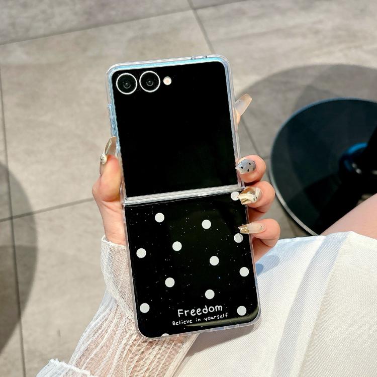 For Samsung Galaxy Z Flip7 5G Glitter Powder Dots Pattern Phone Case
