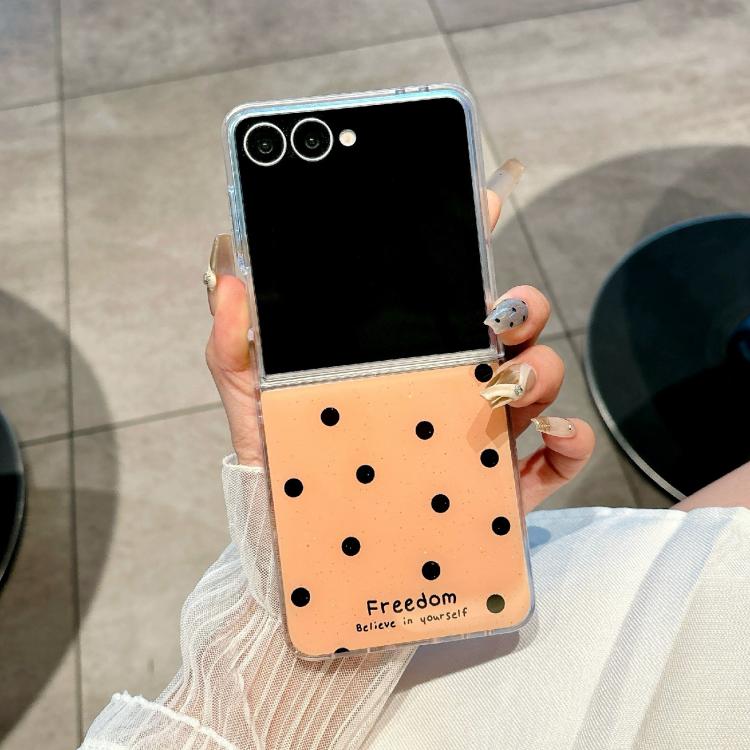 For Samsung Galaxy Z Flip7 5G Glitter Powder Dots Pattern Phone Case