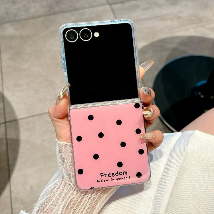 For Samsung Galaxy Z Flip7 5G Glitter Powder Dots Pattern Phone Case