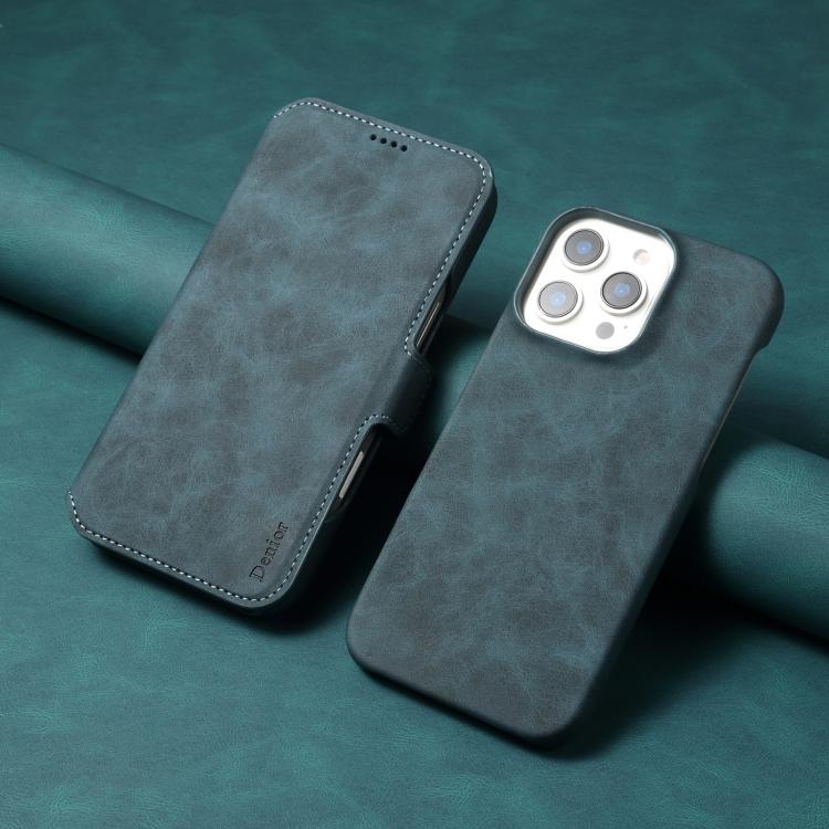 For iPhone 16 Pro Denior B07 MagSafe Detachable Leather Phone Case