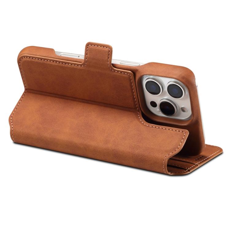 For iPhone 16 Pro Denior B07 MagSafe Detachable Leather Phone Case