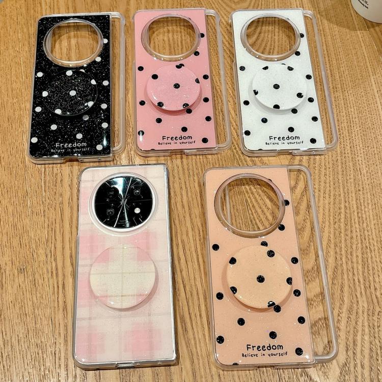 For OPPO Find N5 Glitter Powder Dots Pattern Phone Case with Holder