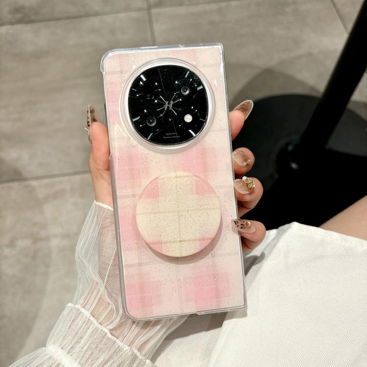 For OPPO Find N5 Glitter Powder Dots Pattern Phone Case with Holder