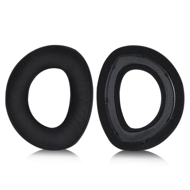 2pcs Snap-on Replacement Earpads For Sennheiser HD700, Material:Flannel Stitching - Black