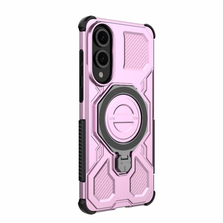 For Samsung Galaxy S25 Edge 5G J-20 Solid Color MagSafe Magnetic TPU+PC Phone Case
