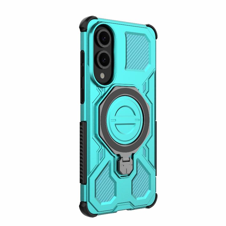For Samsung Galaxy S25 Edge 5G J-20 Solid Color MagSafe Magnetic TPU+PC Phone Case