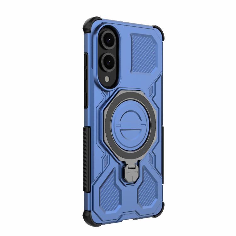 For Samsung Galaxy S25 Edge 5G J-20 Solid Color MagSafe Magnetic TPU+PC Phone Case