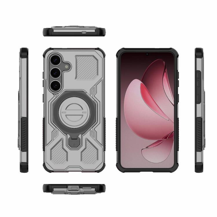 For Samsung Galaxy S25+ 5G J-20 Solid Color MagSafe Magnetic TPU+PC Phone Case