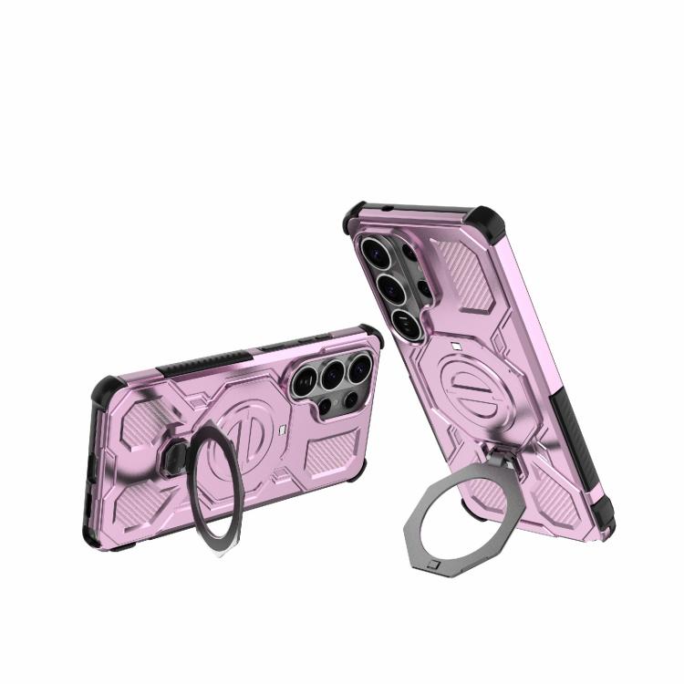 For Samsung Galaxy S26 Ultra 5G J-20 Solid Color MagSafe Magnetic TPU+PC Phone Case