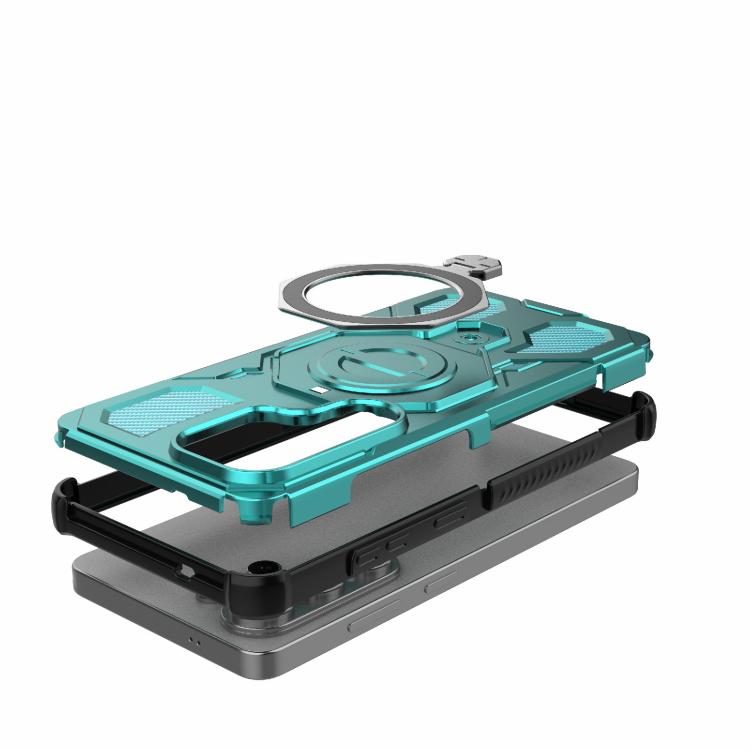 For Samsung Galaxy S26 Ultra 5G J-20 Solid Color MagSafe Magnetic TPU+PC Phone Case