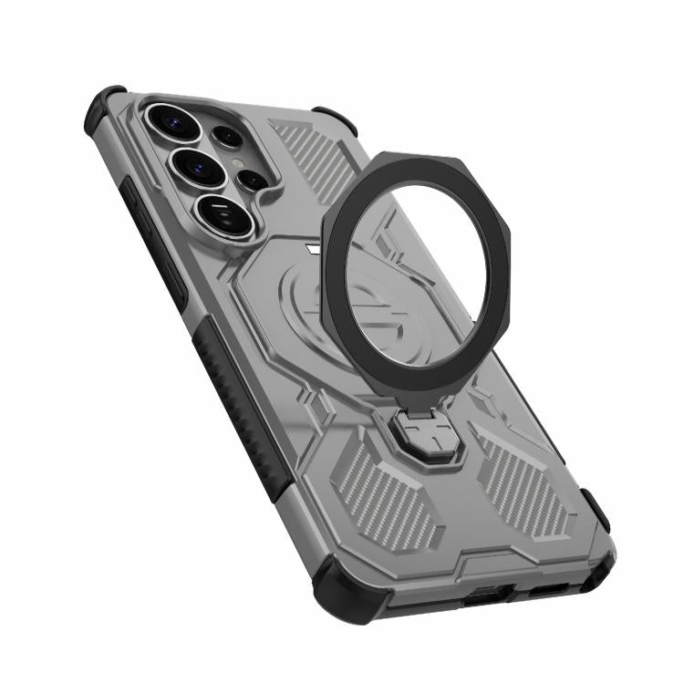 For Samsung Galaxy S26 Ultra 5G J-20 Solid Color MagSafe Magnetic TPU+PC Phone Case