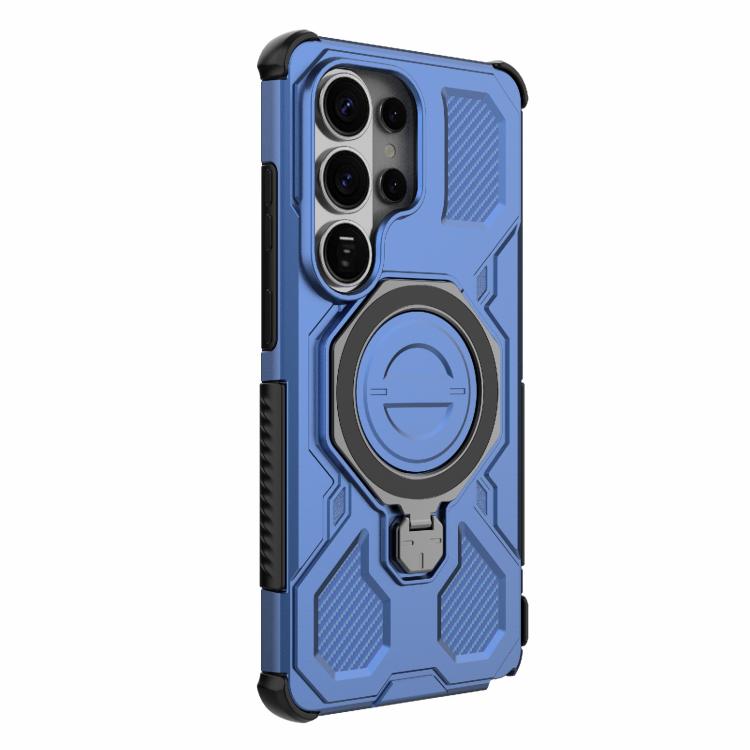 For Samsung Galaxy S26 Ultra 5G J-20 Solid Color MagSafe Magnetic TPU+PC Phone Case