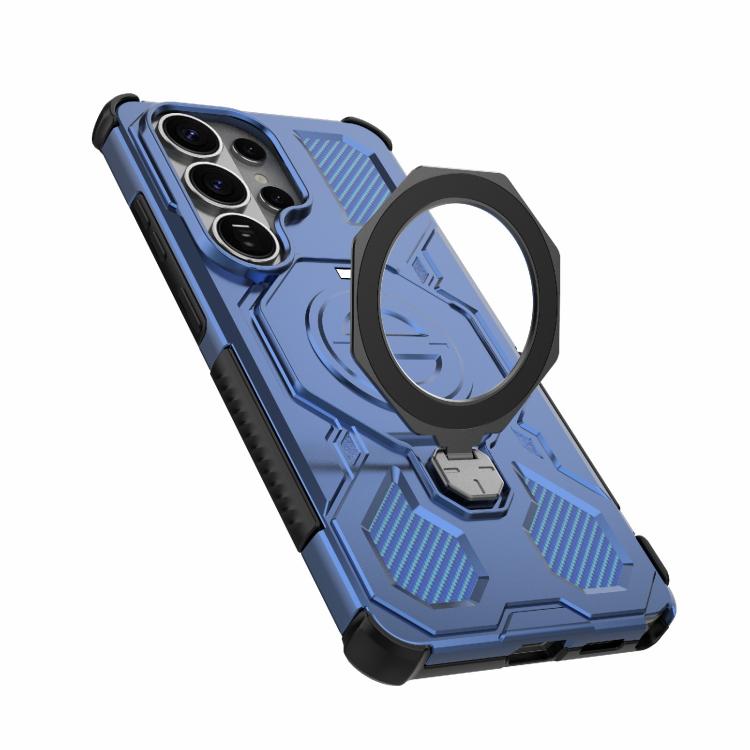 For Samsung Galaxy S26 Ultra 5G J-20 Solid Color MagSafe Magnetic TPU+PC Phone Case