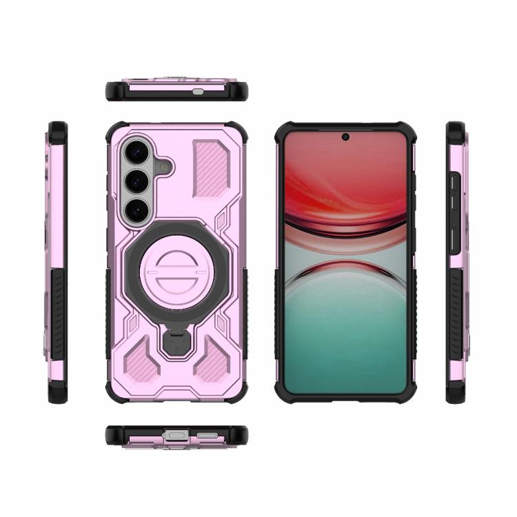 For Samsung Galaxy S26 5G J-20 Solid Color MagSafe Magnetic TPU+PC Phone Case