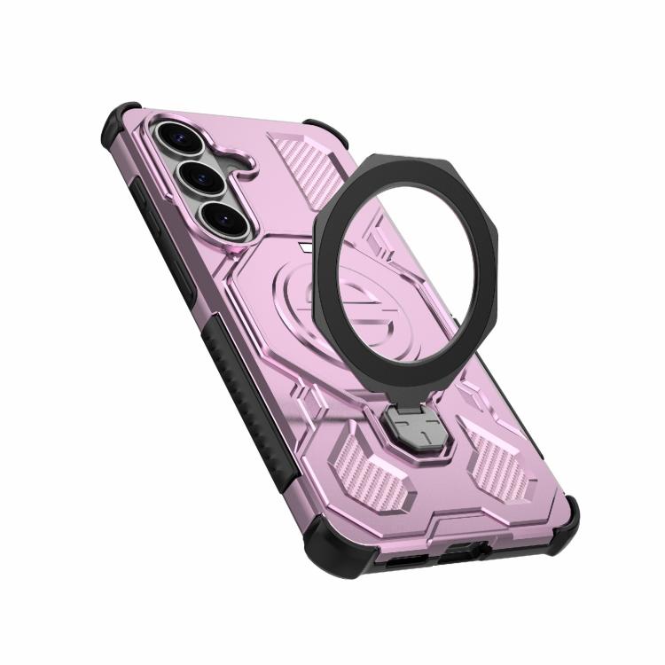 For Samsung Galaxy S26 5G J-20 Solid Color MagSafe Magnetic TPU+PC Phone Case