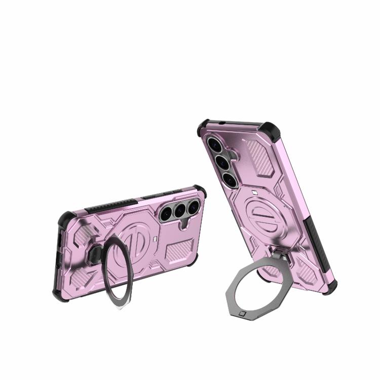 For Samsung Galaxy S26 5G J-20 Solid Color MagSafe Magnetic TPU+PC Phone Case