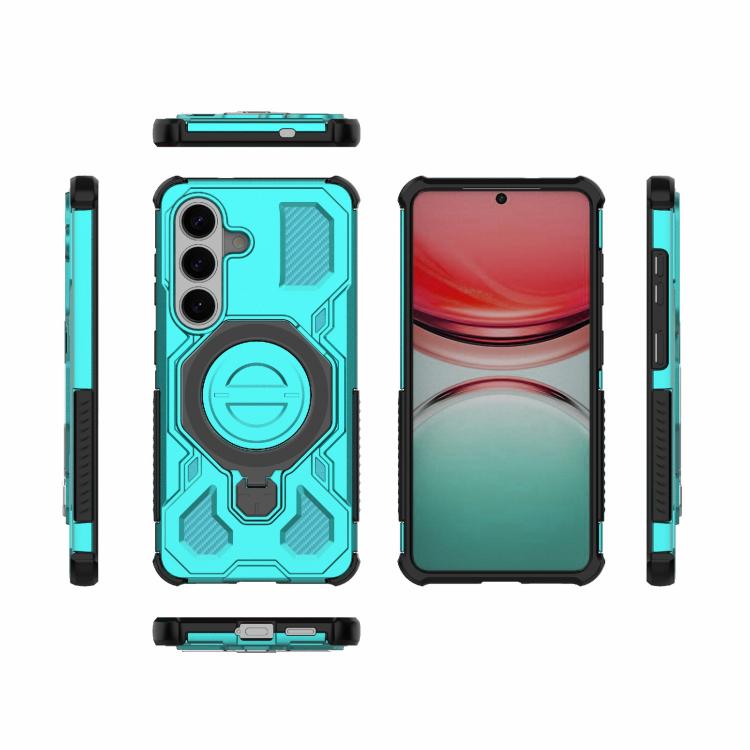 For Samsung Galaxy S26 5G J-20 Solid Color MagSafe Magnetic TPU+PC Phone Case
