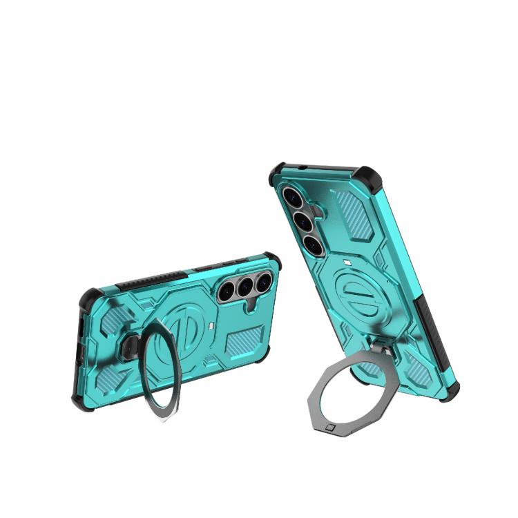 For Samsung Galaxy S26 5G J-20 Solid Color MagSafe Magnetic TPU+PC Phone Case