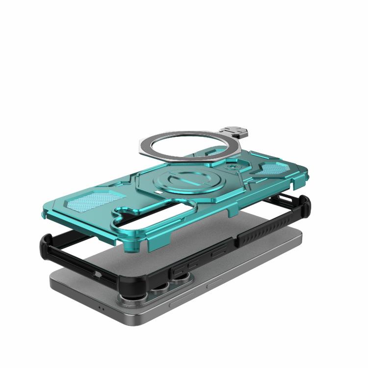 For Samsung Galaxy S26 5G J-20 Solid Color MagSafe Magnetic TPU+PC Phone Case