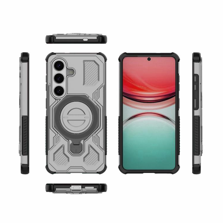 For Samsung Galaxy S26 5G J-20 Solid Color MagSafe Magnetic TPU+PC Phone Case