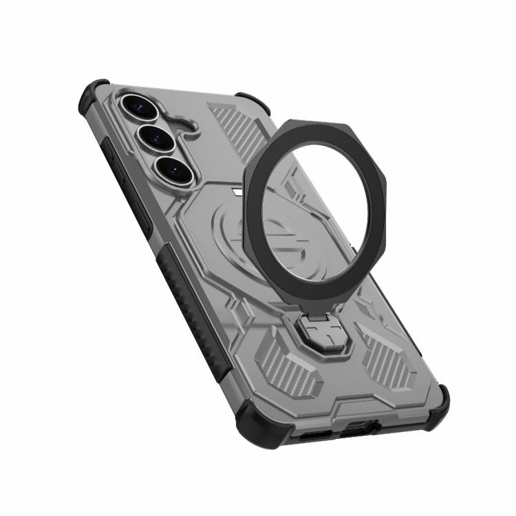 For Samsung Galaxy S26 5G J-20 Solid Color MagSafe Magnetic TPU+PC Phone Case