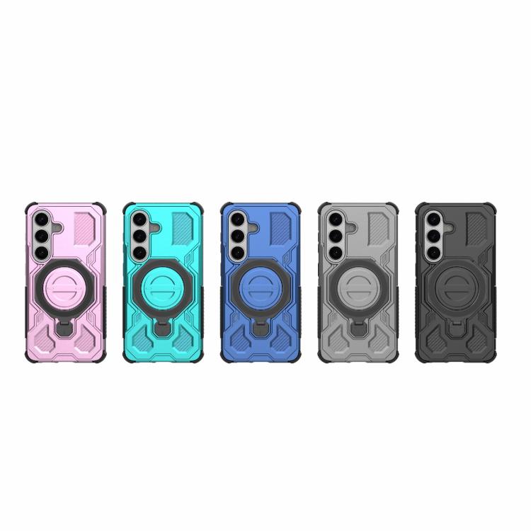 For Samsung Galaxy S26 5G J-20 Solid Color MagSafe Magnetic TPU+PC Phone Case