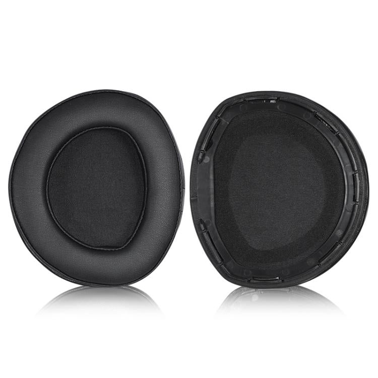 1 Pair Snap-on Replacement Earpads For Sennheiser HD800 / HD800S, Material:Splicing ??Protein Leather - Black