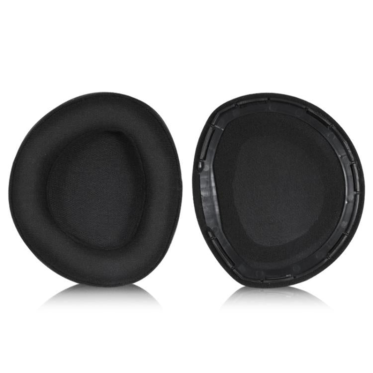 1 Pair Snap-on Replacement Earpads For Sennheiser HD800 / HD800S, Material:Flannel Stitching - Black