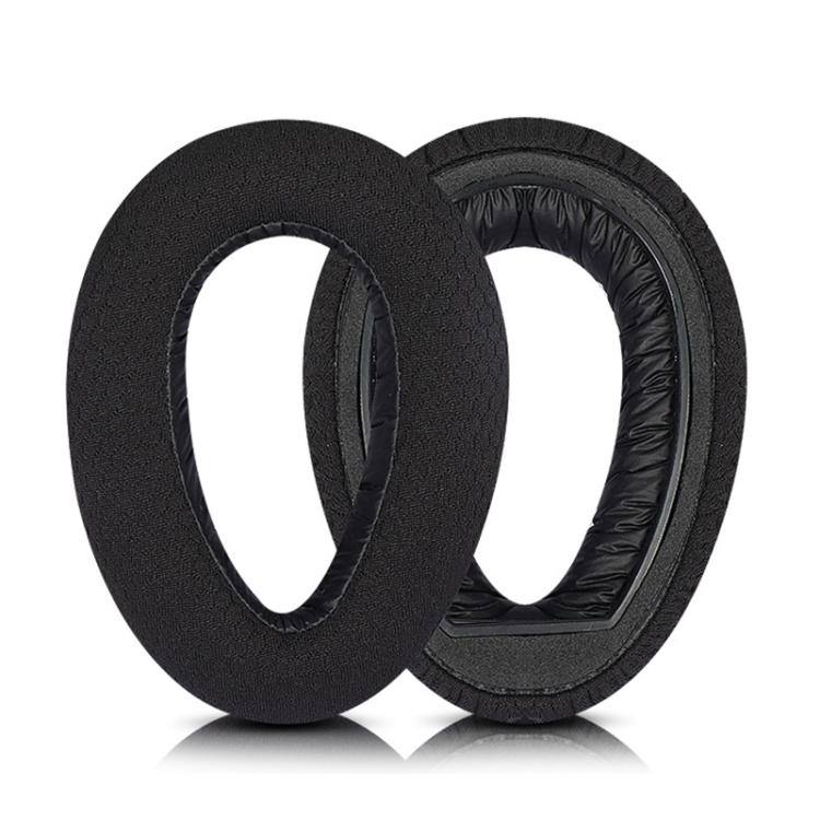 2pcs Snap-on Replacement Earpads For Sennheiser PXC550 / PXC480 / MB660, Material:Mesh - Black