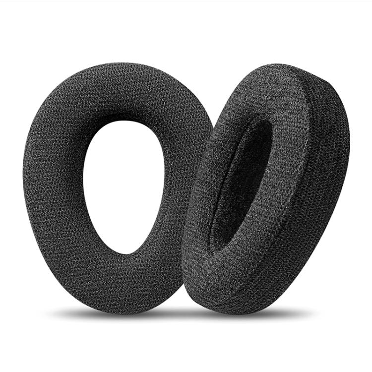 2pcs Snap-on Replacement Earpads For Sennheiser PXC550 / PXC480 / MB660, Material:Flannel - Black