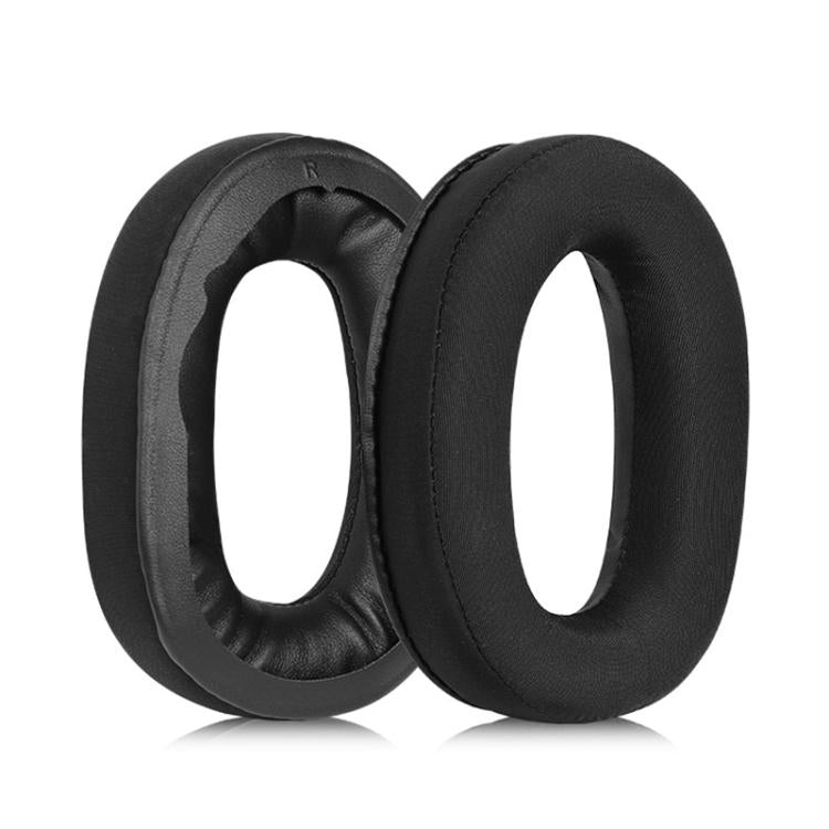 1 Pair Insert Ice Silk Cloth Replacement Earpads For Sennheiser GSP370 / GSP300 / GSP350 / GSP305 / GSP301 - Black