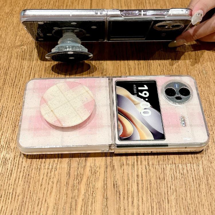 For vivo X Flip Glitter Powder Dots Pattern Phone Case with Holder