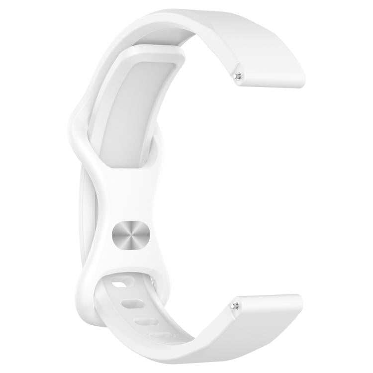 For Xiaomi Mi Band 8 Butterfly Buckle Silicone Watch Band with Transparent Case