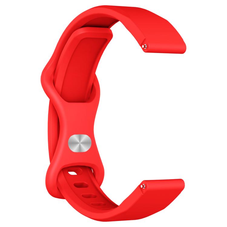 For Xiaomi Mi Band 8 Butterfly Buckle Silicone Watch Band with Transparent Case