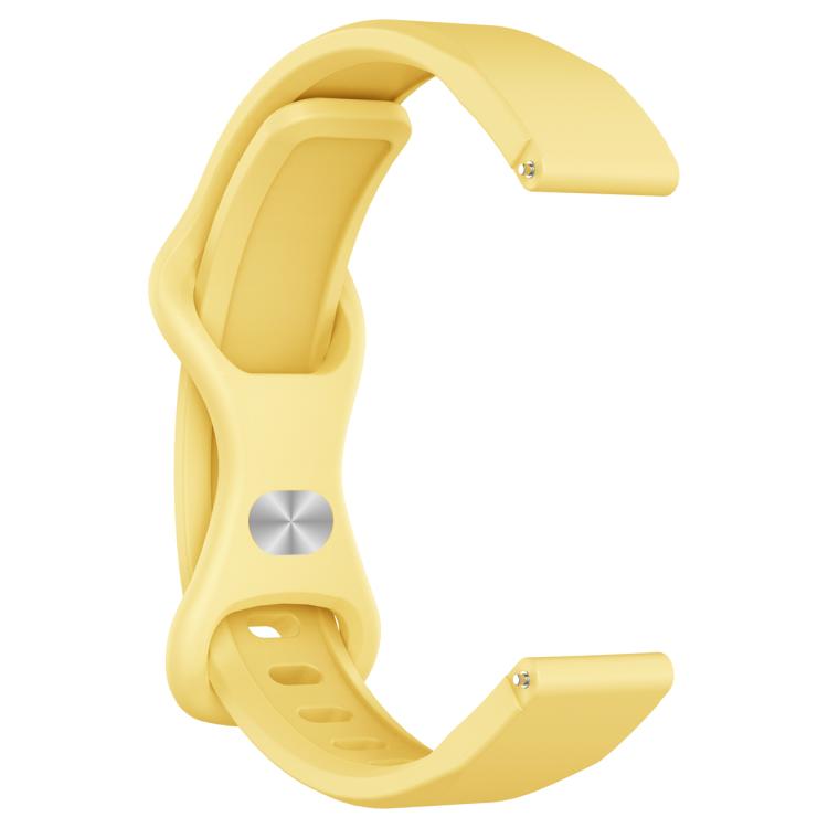 For Xiaomi Mi Band 8 Butterfly Buckle Silicone Watch Band with Transparent Case