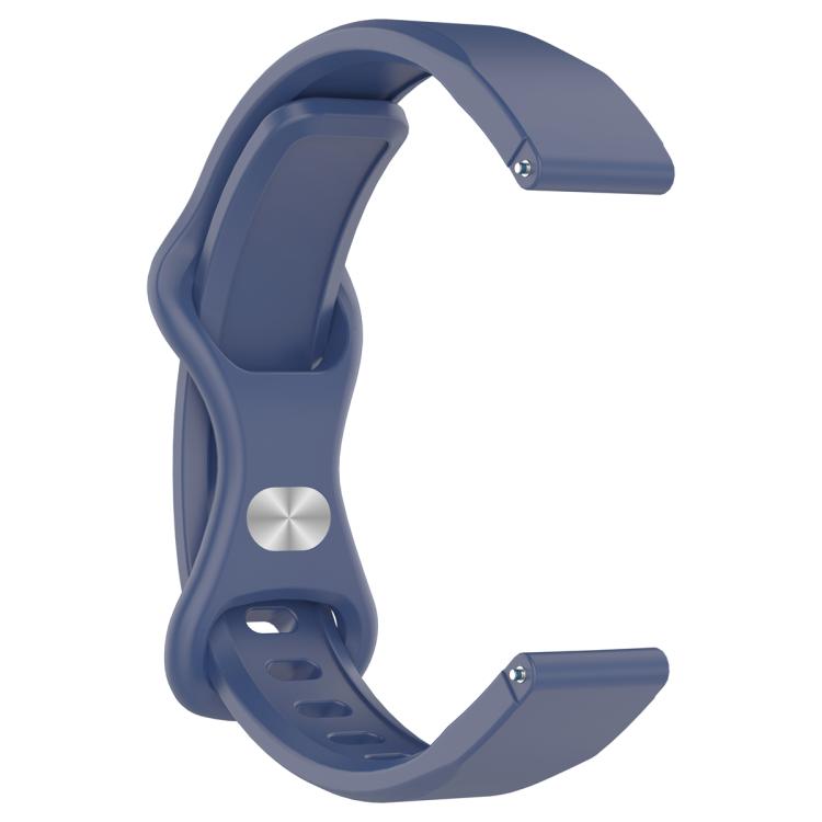 For Xiaomi Mi Band 8 Butterfly Buckle Silicone Watch Band with Transparent Case