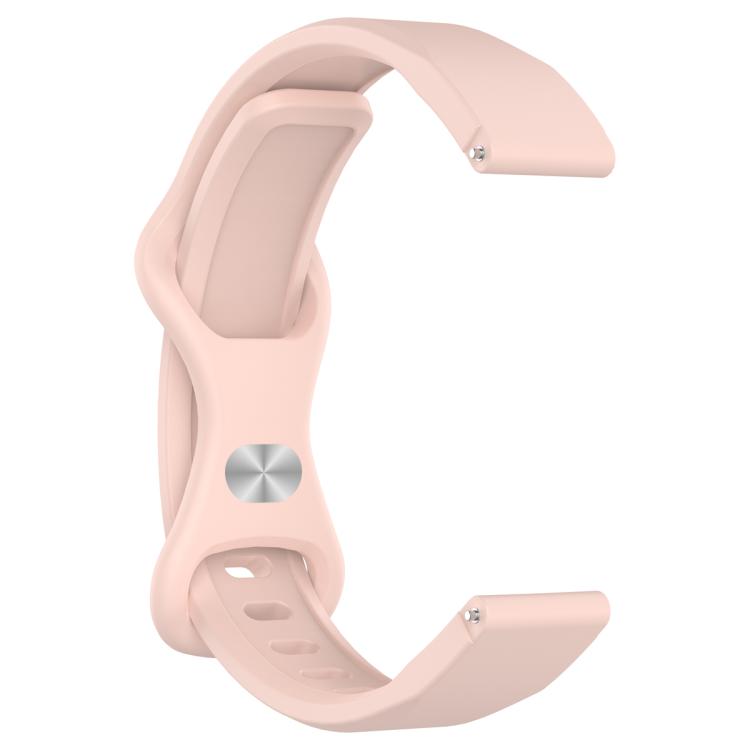 For Xiaomi Mi Band 8 Butterfly Buckle Silicone Watch Band with Transparent Case