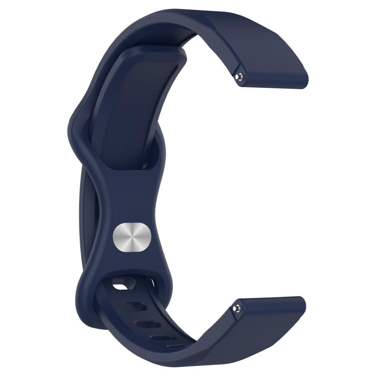 For Xiaomi Mi Band 8 Butterfly Buckle Silicone Watch Band with Transparent Case