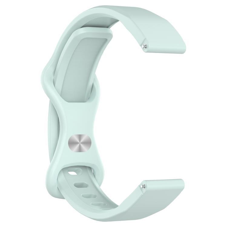 For Xiaomi Mi Band 8 Butterfly Buckle Silicone Watch Band with Transparent Case
