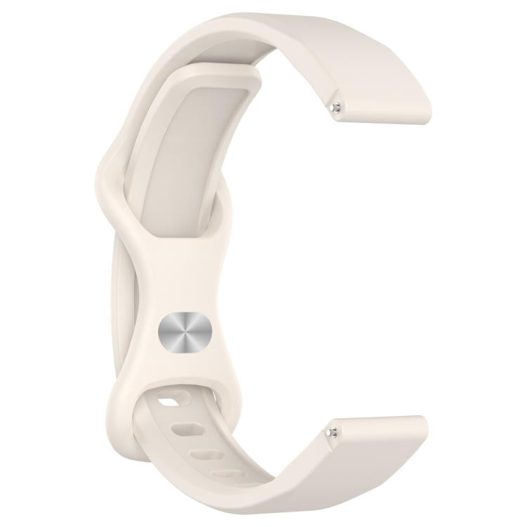 For Xiaomi Mi Band 8 Butterfly Buckle Silicone Watch Band with Transparent Case