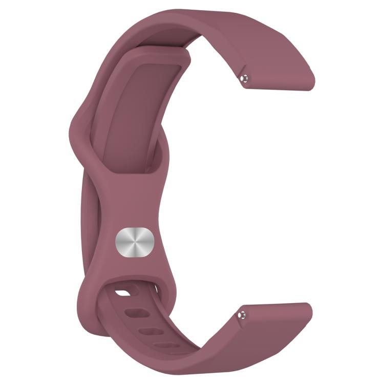 For Xiaomi Mi Band 8 Butterfly Buckle Silicone Watch Band with Transparent Case